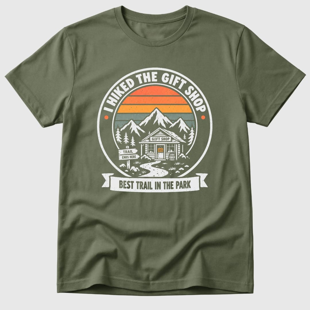 Military Green Gift Shop Hiker - Mosaic Rhino