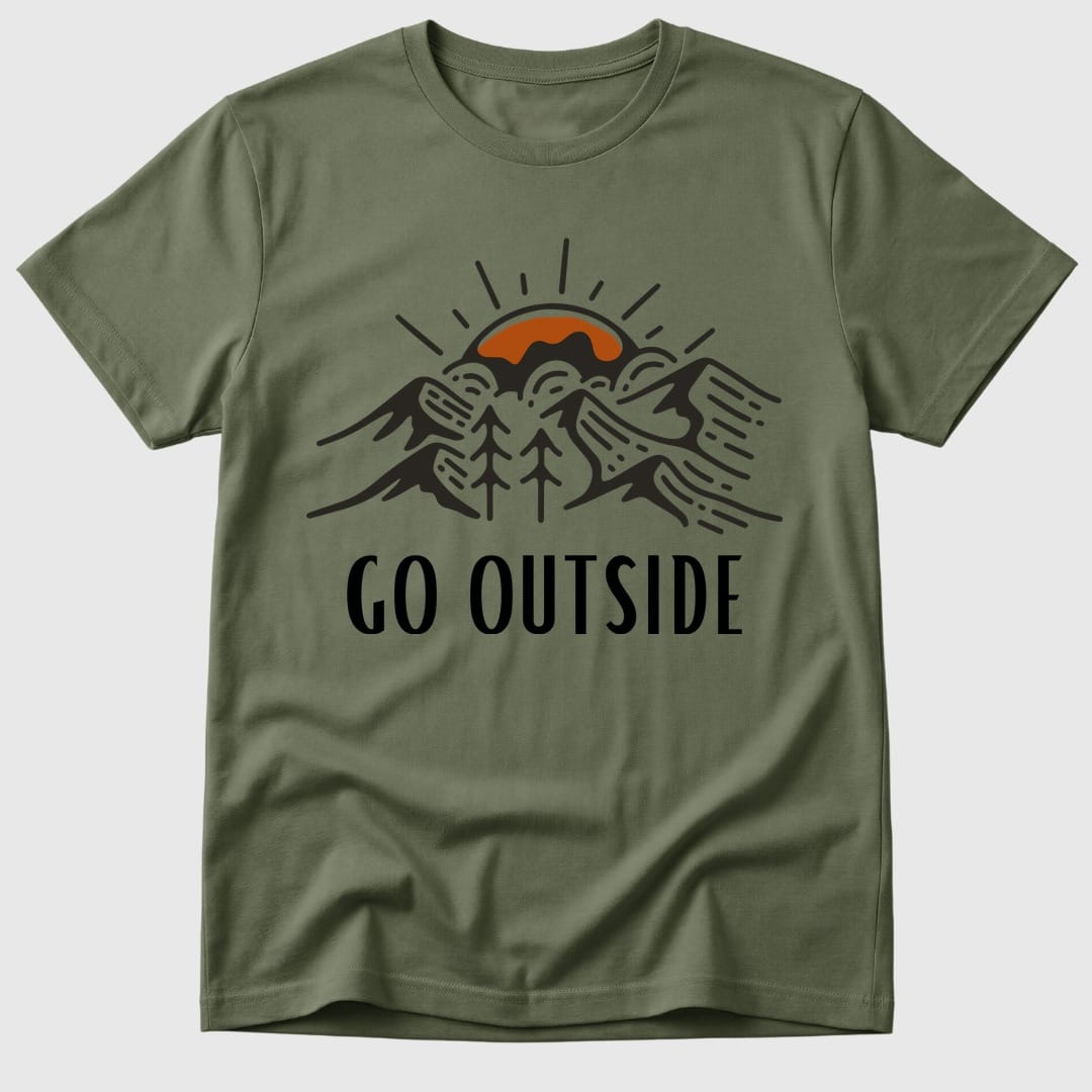 Military Green Go Outside - Mosaic Rhino