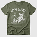 Military Green Happy Camper - Mosaic Rhino