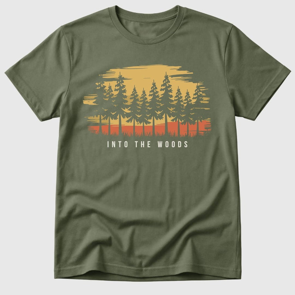 Military Green Into The Woods - Mosaic Rhino