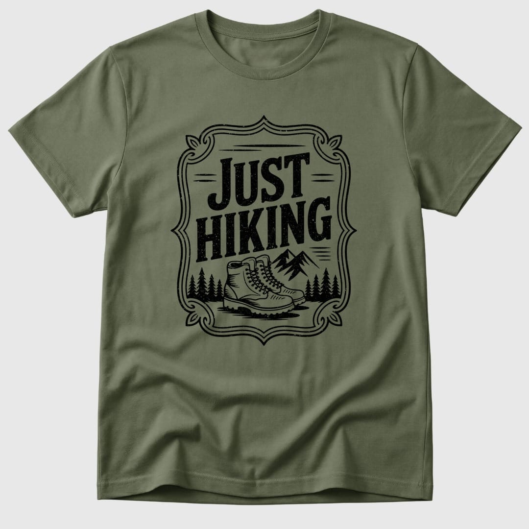 Military Green Just Hiking - Mosaic Rhino