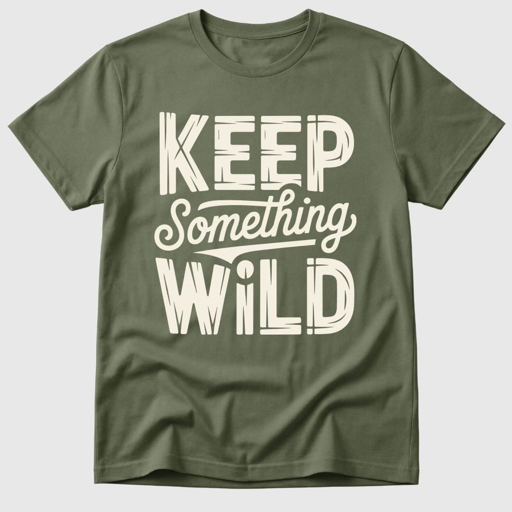 Military Green Keep Something Wild - Mosaic Rhino