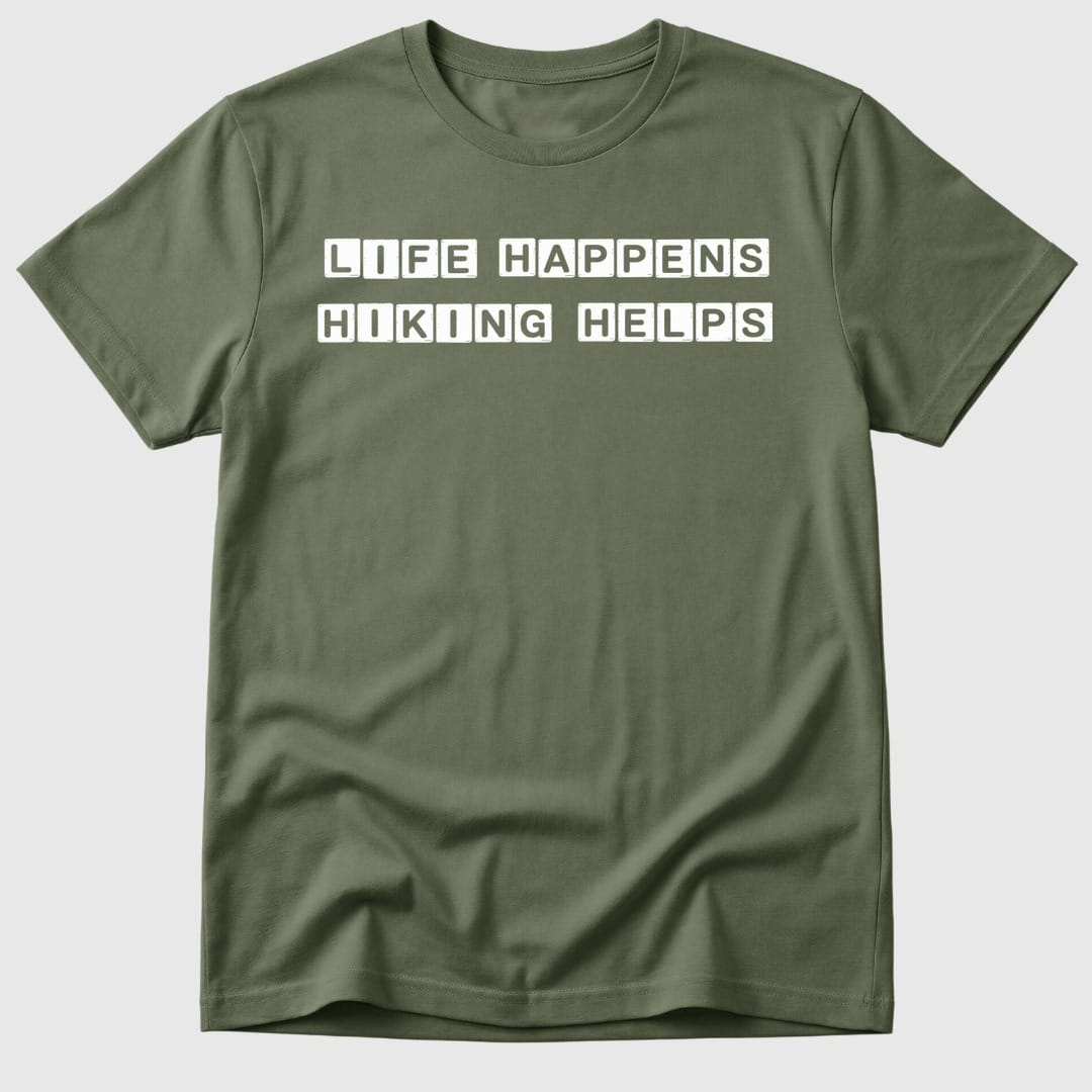 Military Green Life Happens - Mosaic Rhino