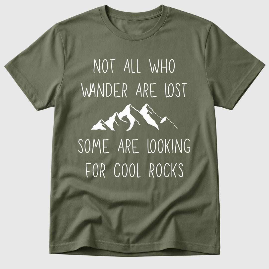 Military Green Looking for Cool Rocks - Mosaic Rhino