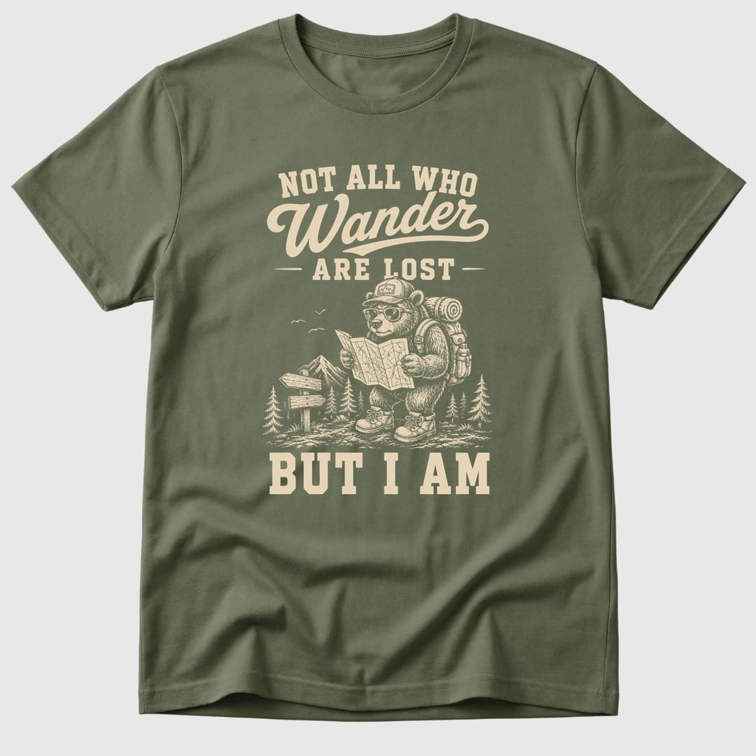 Military Green Lost Bear - Mosaic Rhino