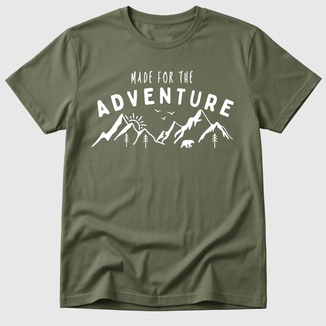 Military Green Made for the Adventure - Mosaic Rhino