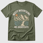 Military Green Misty Mountains Hiking - Mosaic Rhino