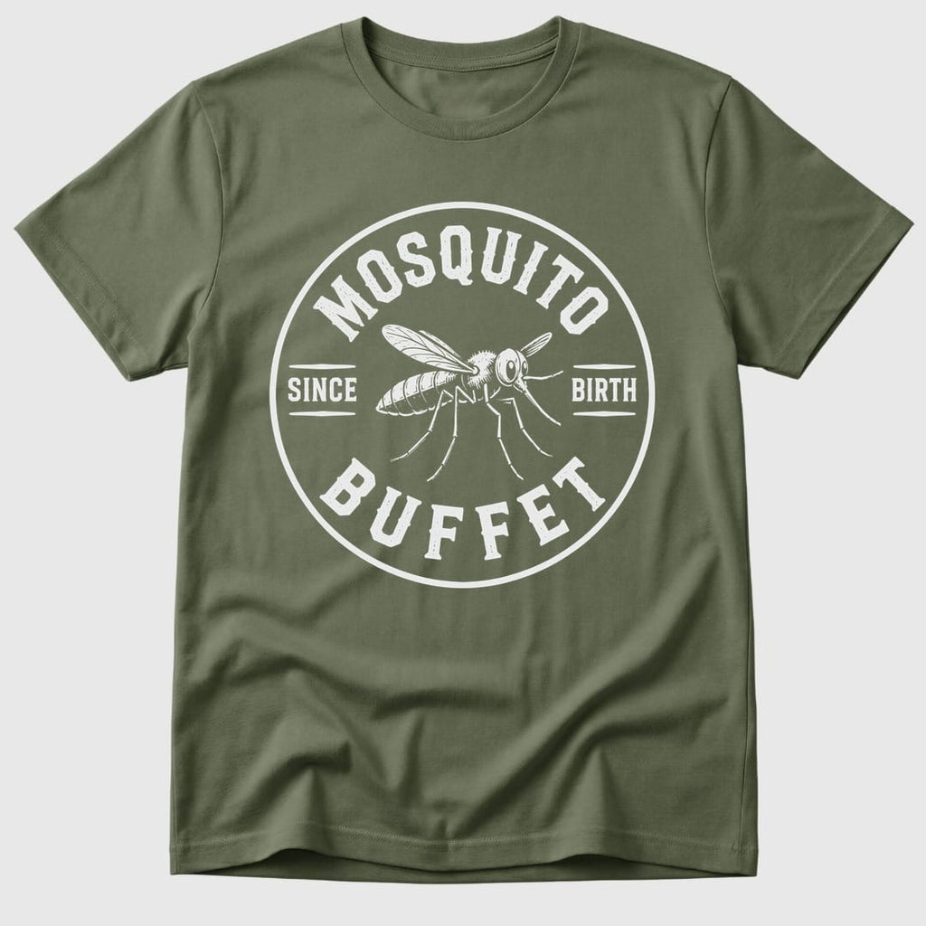 Military Green Mosquito Buffet - Mosaic Rhino
