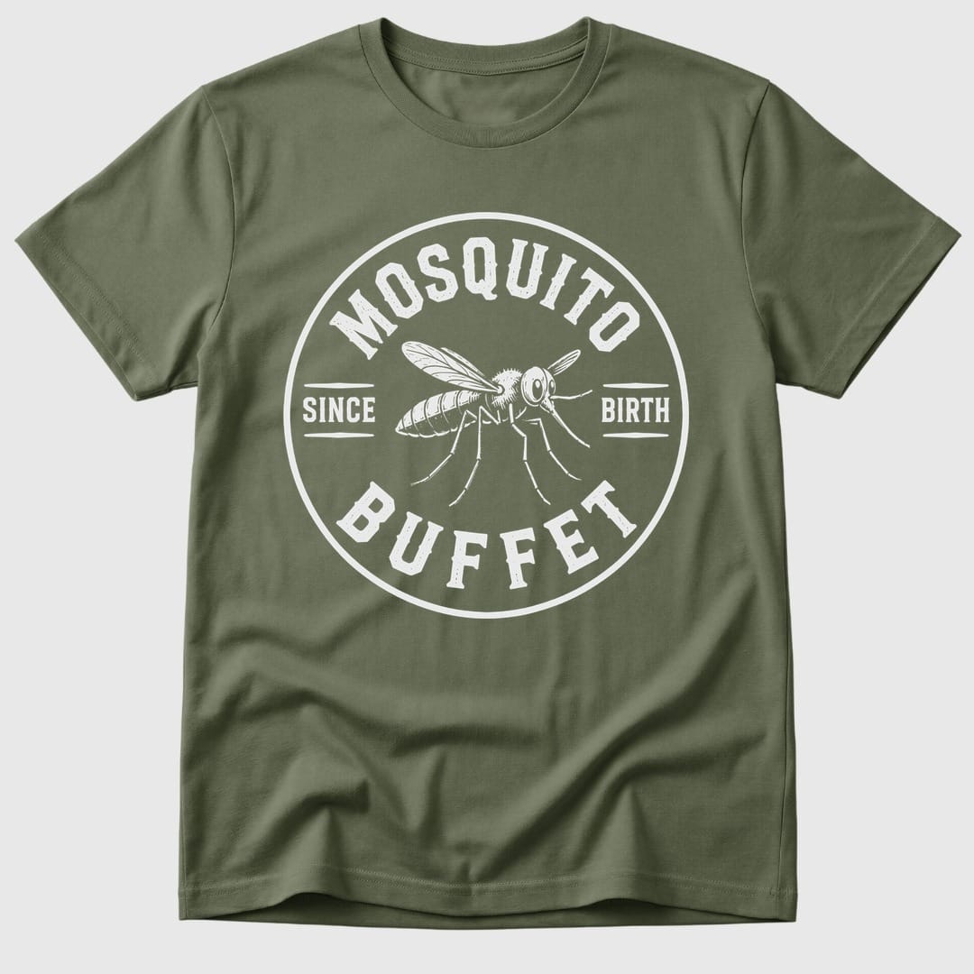 Military Green Mosquito Buffet - Mosaic Rhino