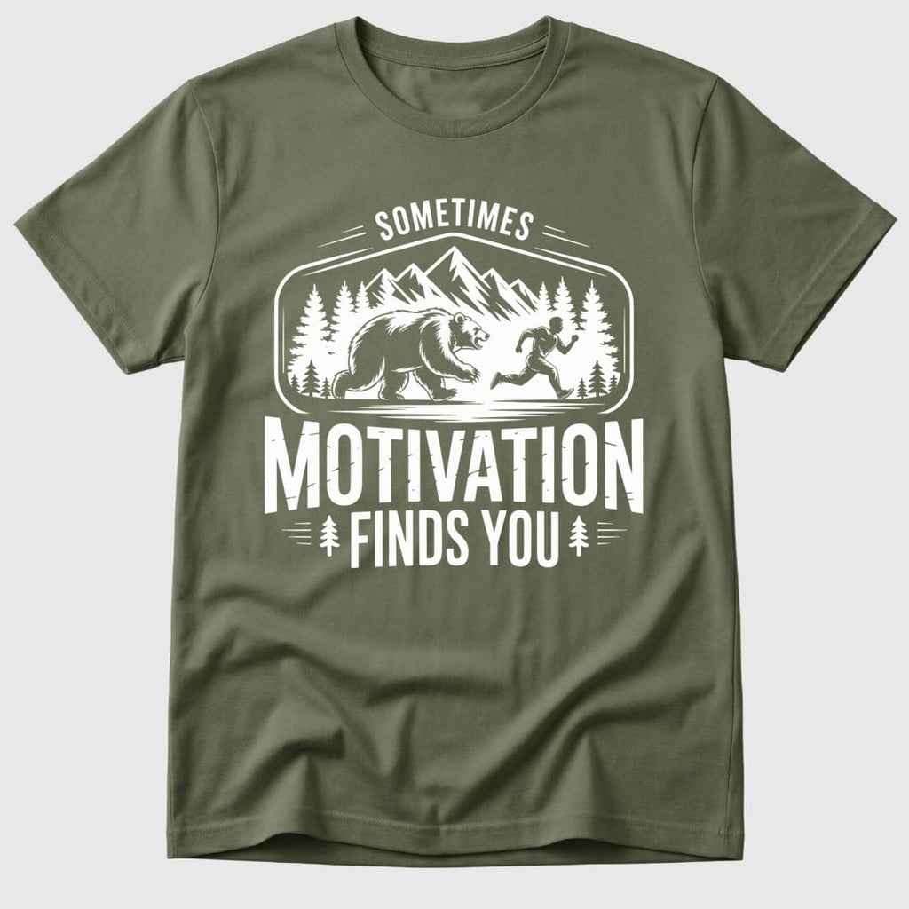 Military Green Motivation Finds You - Mosaic Rhino
