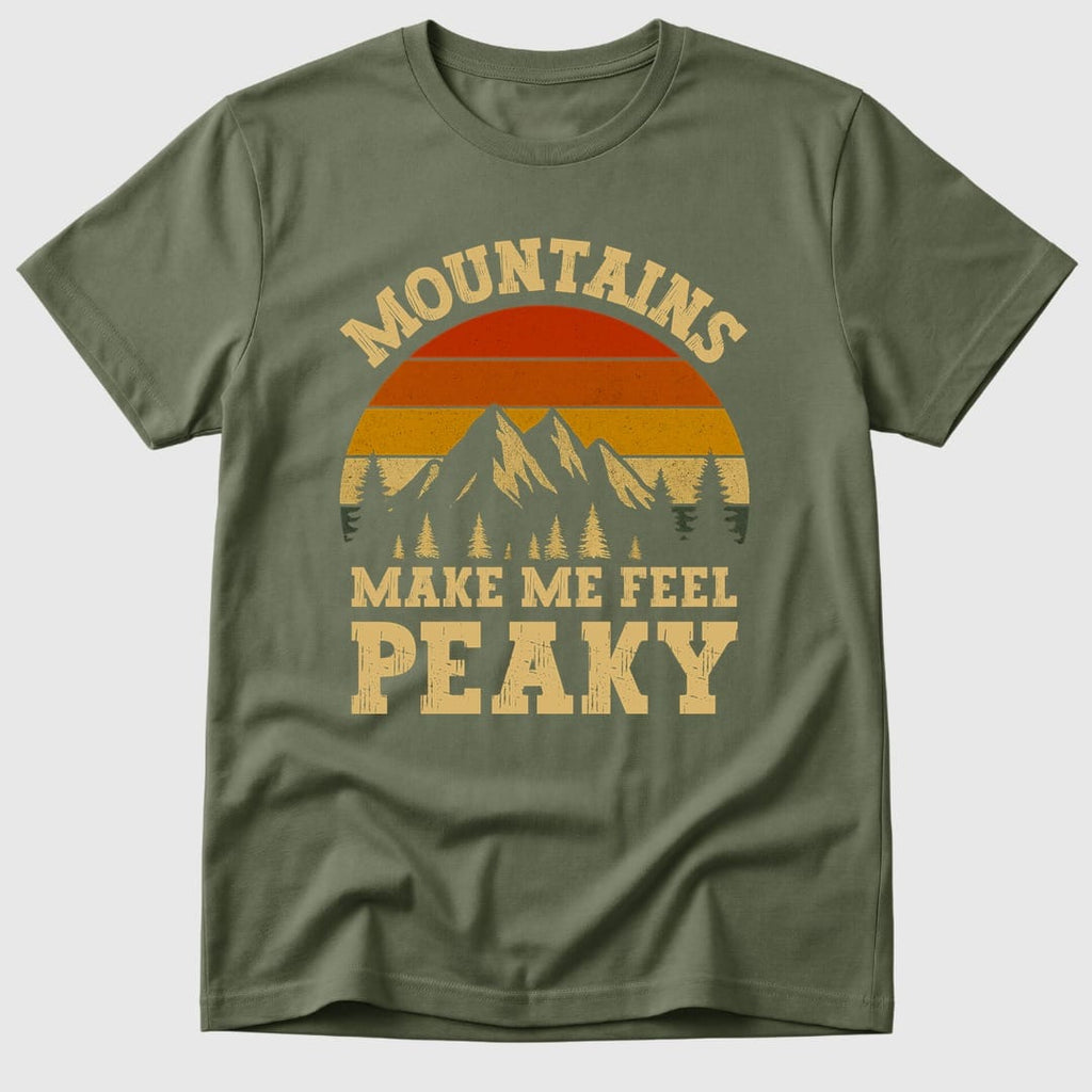 Military Green Mountains Feeling Peaky - Mosaic Rhino