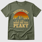 Military Green Mountains Feeling Peaky - Mosaic Rhino