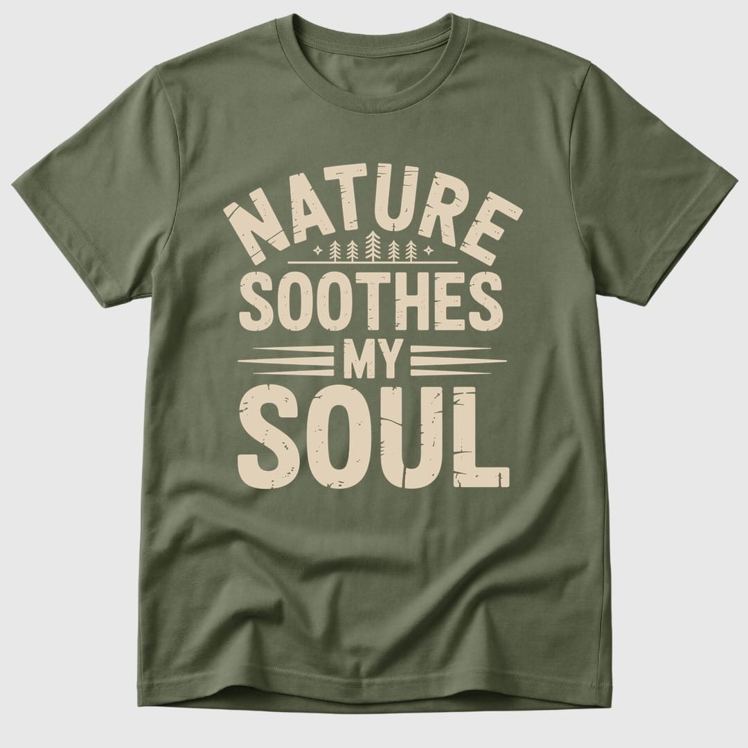 Military Green Nature Soothes - Mosaic Rhino