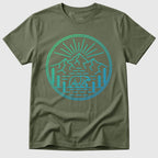 Military Green Neon Wilderness Bear - Mosaic Rhino