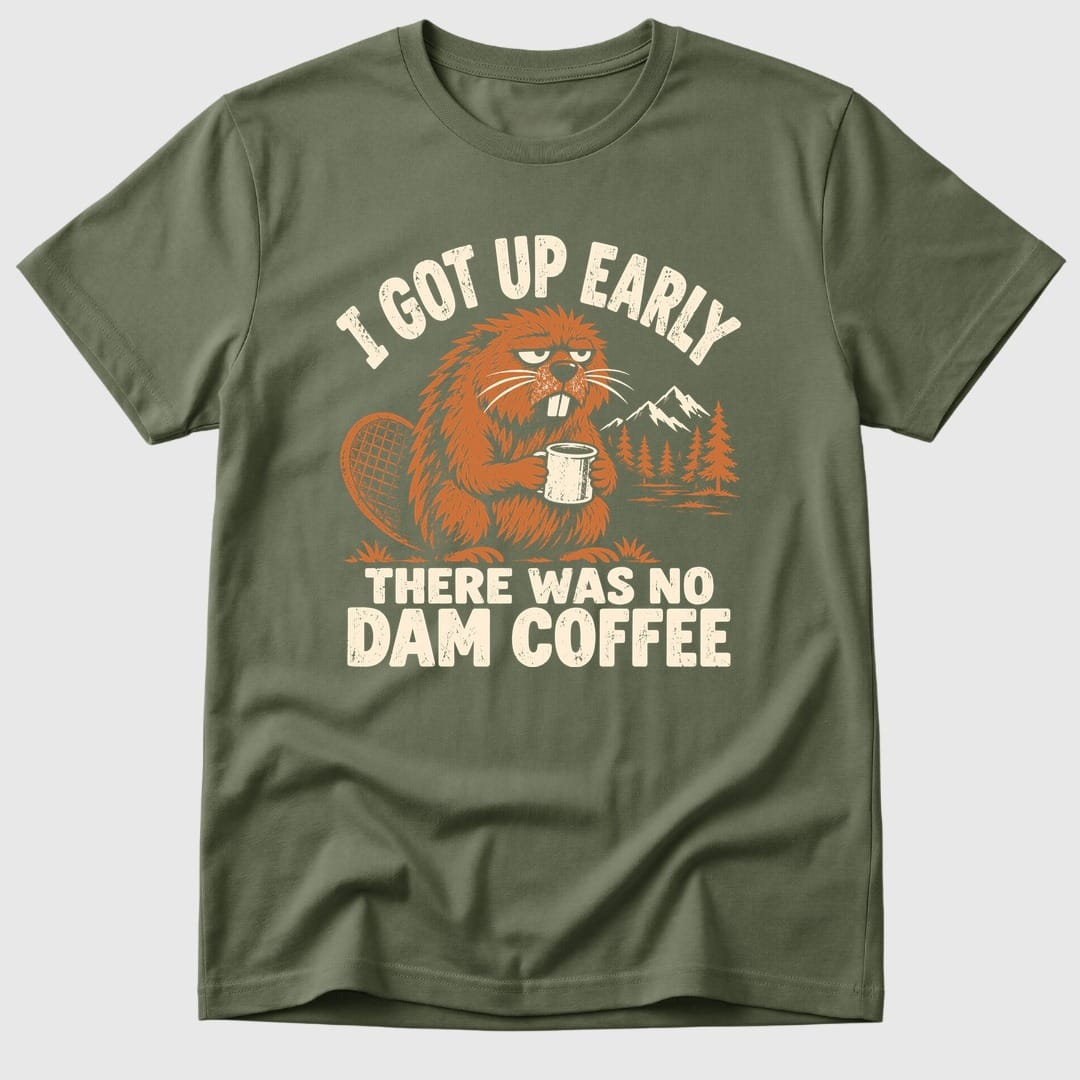 Military Green No Dam Coffee - Mosaic Rhino