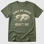 Military Green No Mondays Bear - Mosaic Rhino