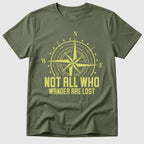 Military Green Not All Who Wander - Mosaic Rhino