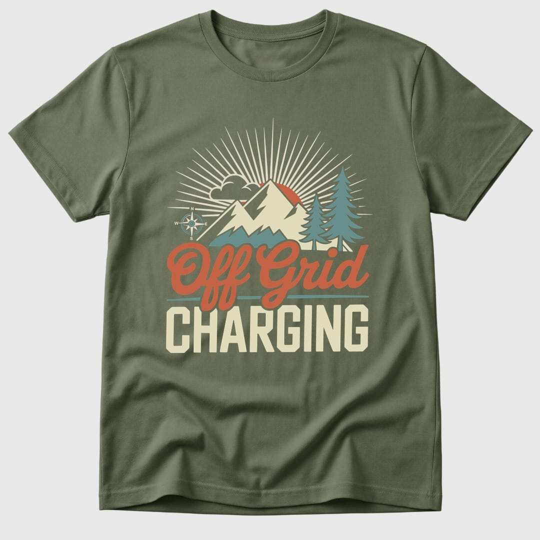 Military Green Off Grid Charging - Mosaic Rhino
