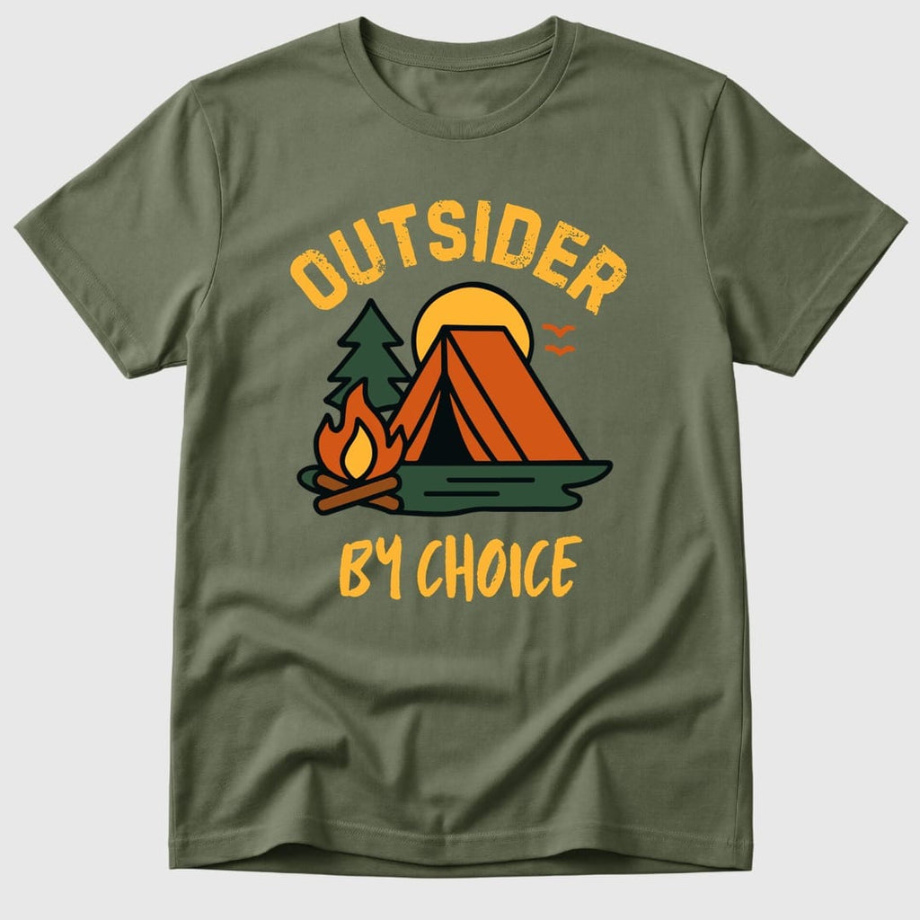 Military Green Outsider By Choice - Mosaic Rhino