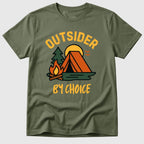 Military Green Outsider By Choice - Mosaic Rhino