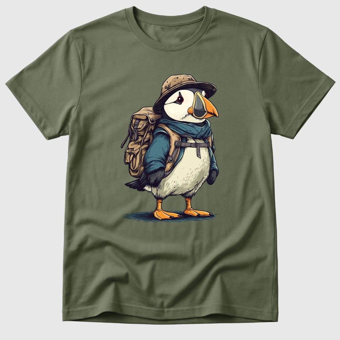 Military Green Pioneer Puffin - Mosaic Rhino
