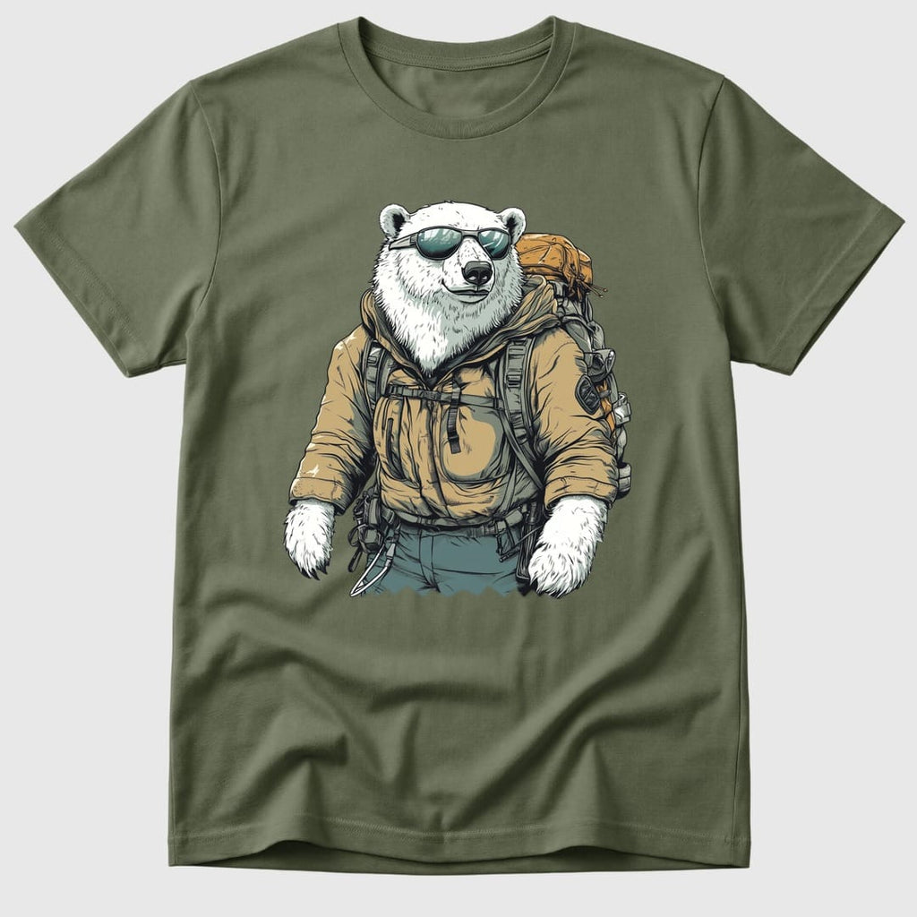 Military Green Polar Bear Trekker - Mosaic Rhino