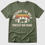 Military Green Preserve The Wild - Mosaic Rhino