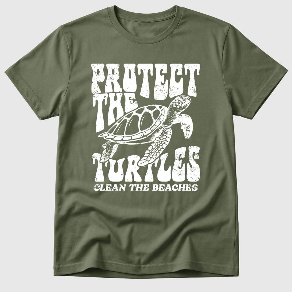Military Green Protect The Turtles - Mosaic Rhino