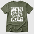 Military Green Protect The Turtles - Mosaic Rhino