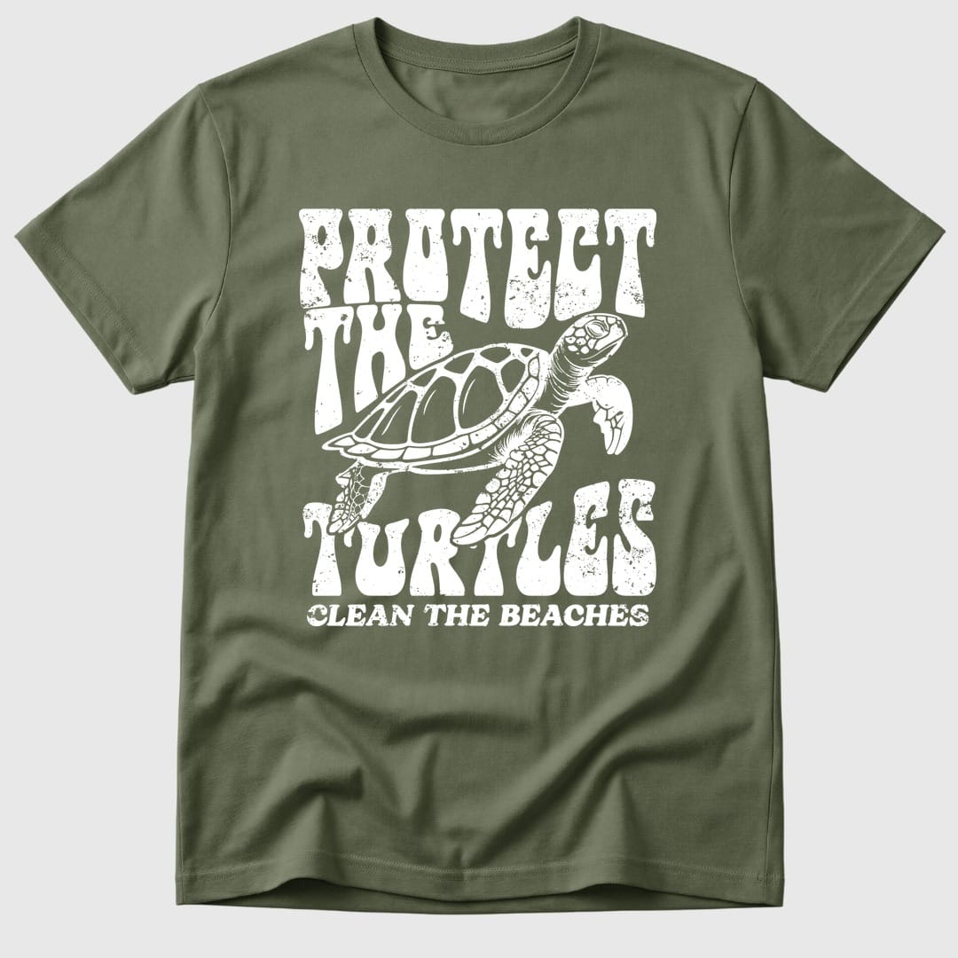 Military Green Protect The Turtles - Mosaic Rhino