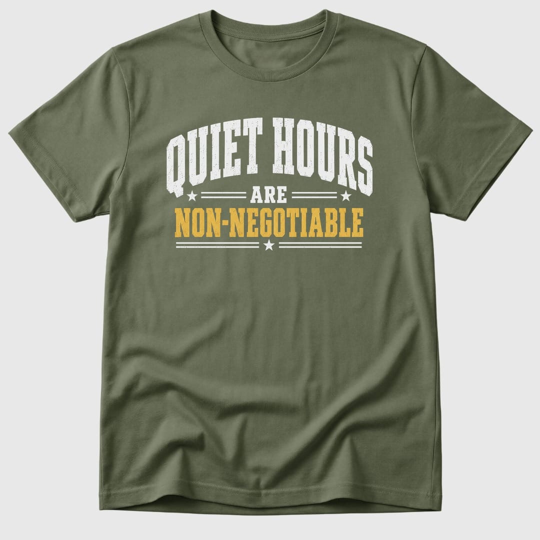 Military Green Quiet Hours - Mosaic Rhino