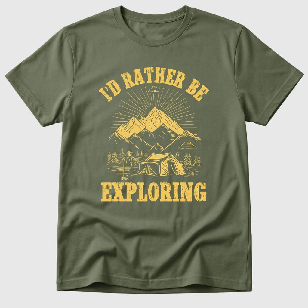 Military Green Rather Be Exploring - Mosaic Rhino