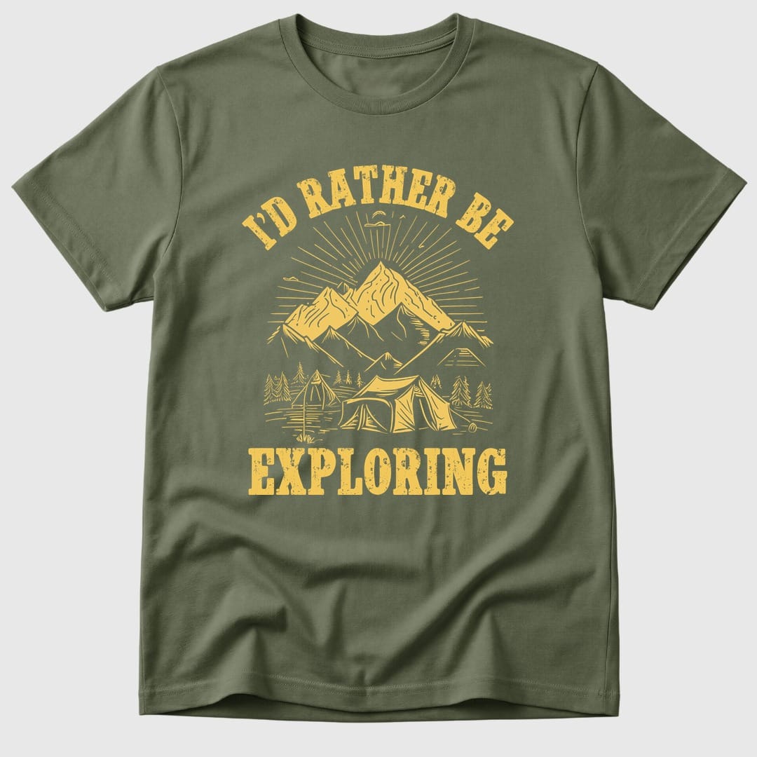 Military Green Rather Be Exploring - Mosaic Rhino