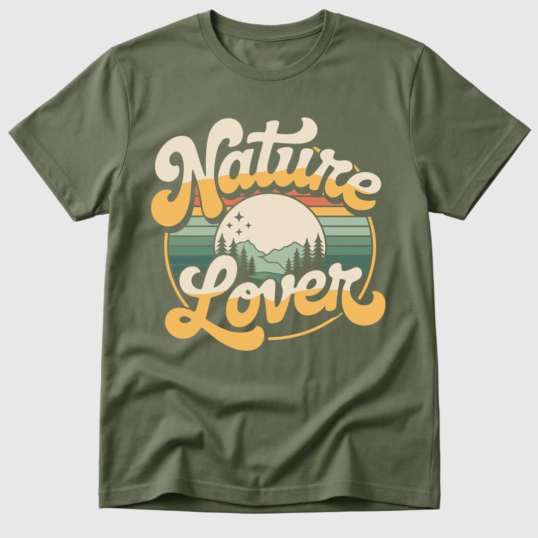 Military Green Retro Nature Lover - Mosaic Rhino