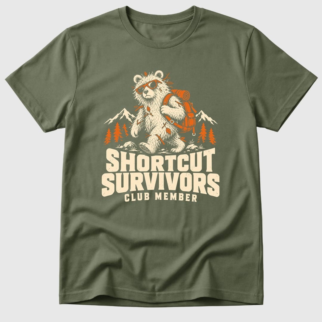 Military Green Shortcut Survivors Club - Mosaic Rhino
