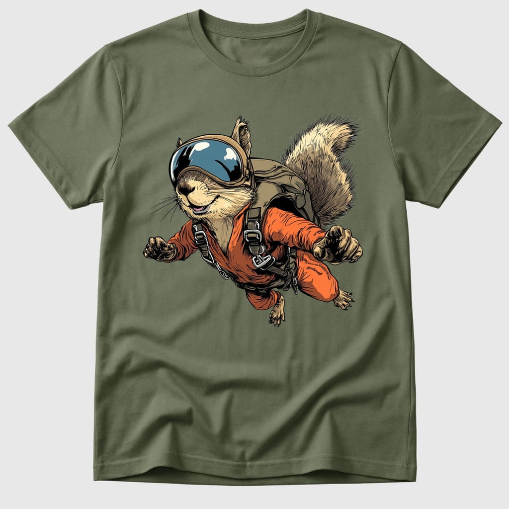 Military Green Skydive Squirrel - Mosaic Rhino