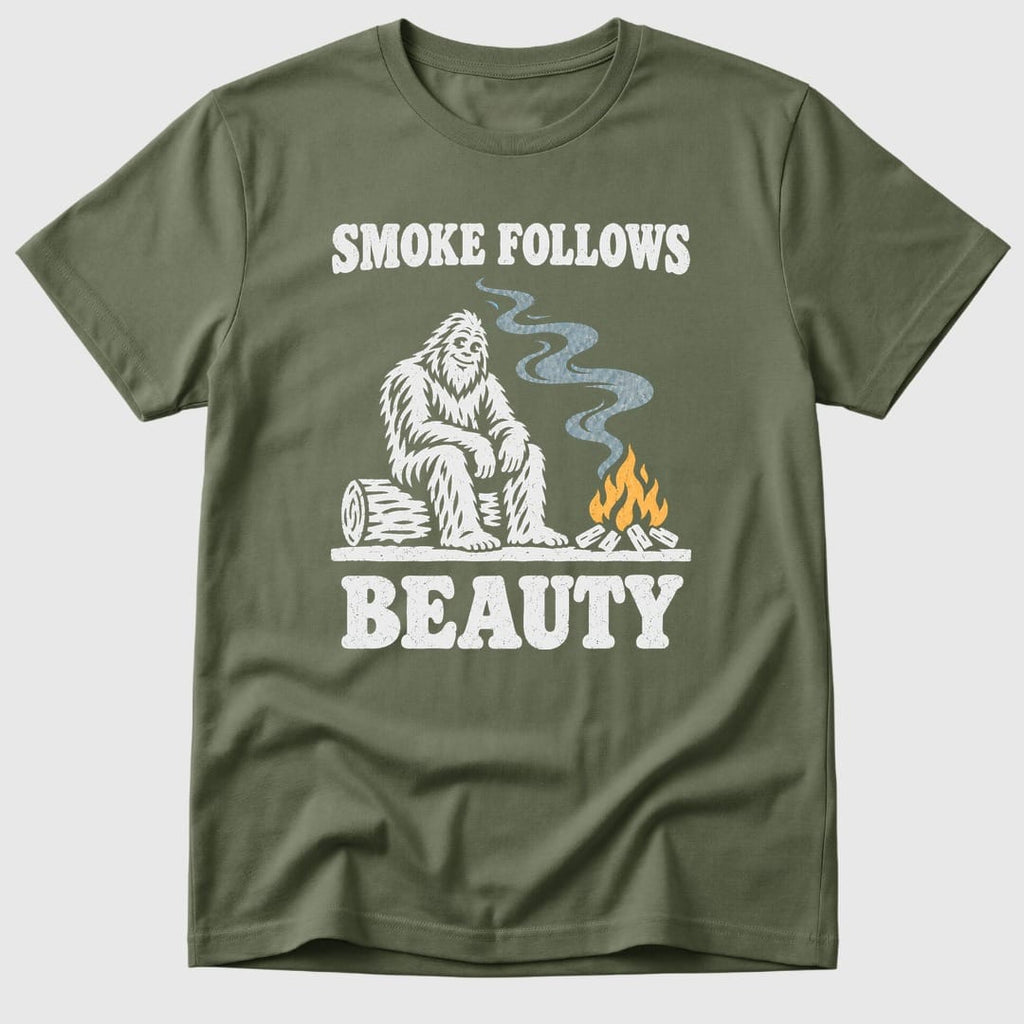 Military Green Smoke Follows Beauty - Mosaic Rhino