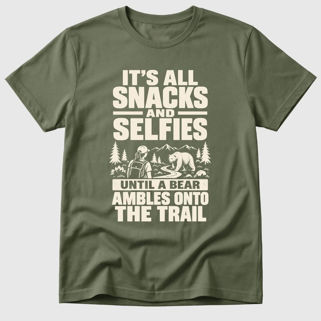 Military Green Snacks & Selfies - Mosaic Rhino