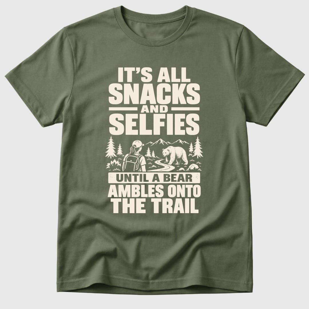 Military Green Snacks & Selfies - Mosaic Rhino