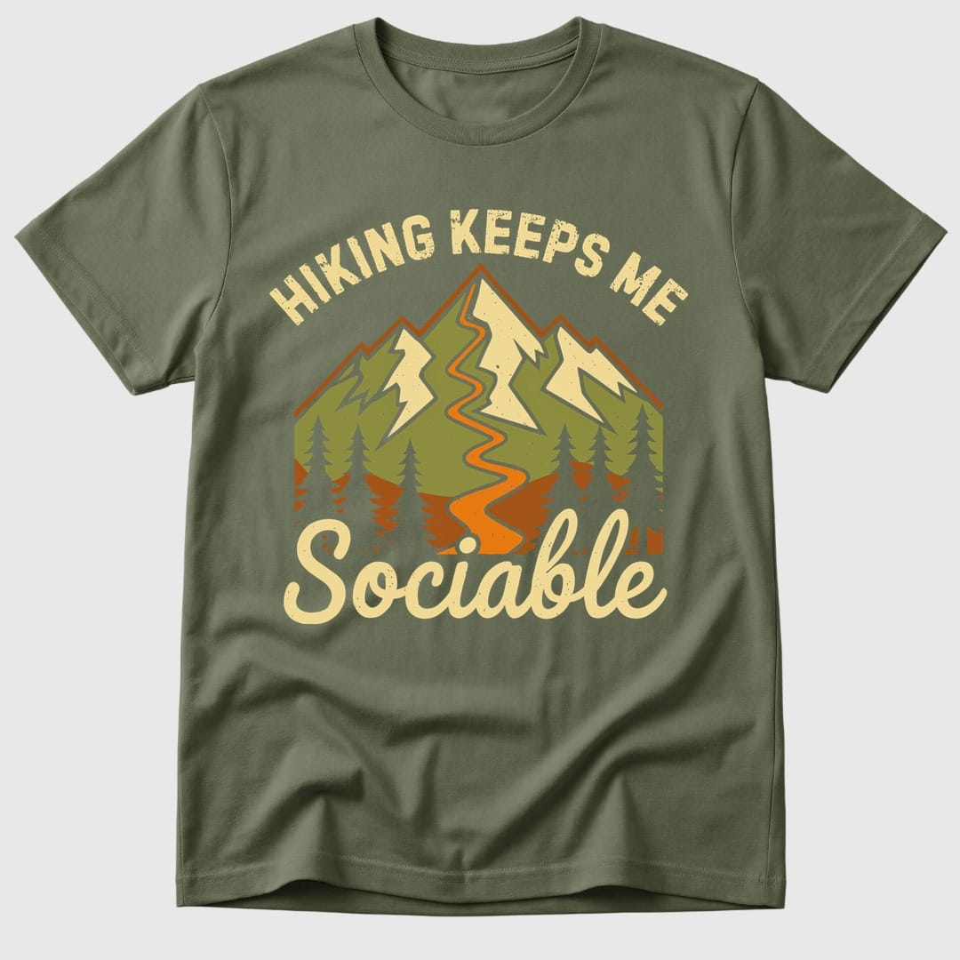 Military Green Sociable Hiking - Mosaic Rhino