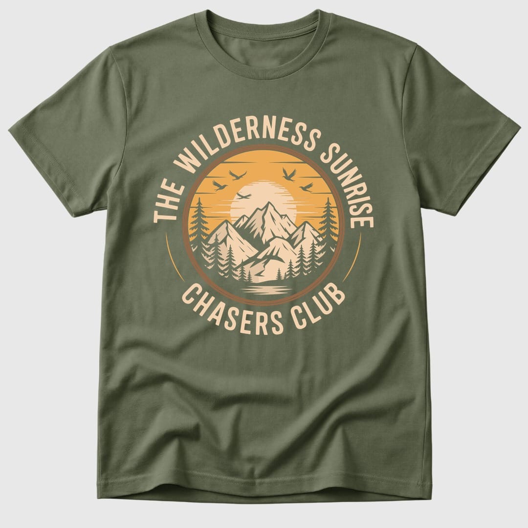 Military Green Sunrise Chasers Club - Mosaic Rhino