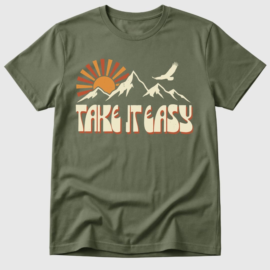 Military Green Take It Easy - Mosaic Rhino