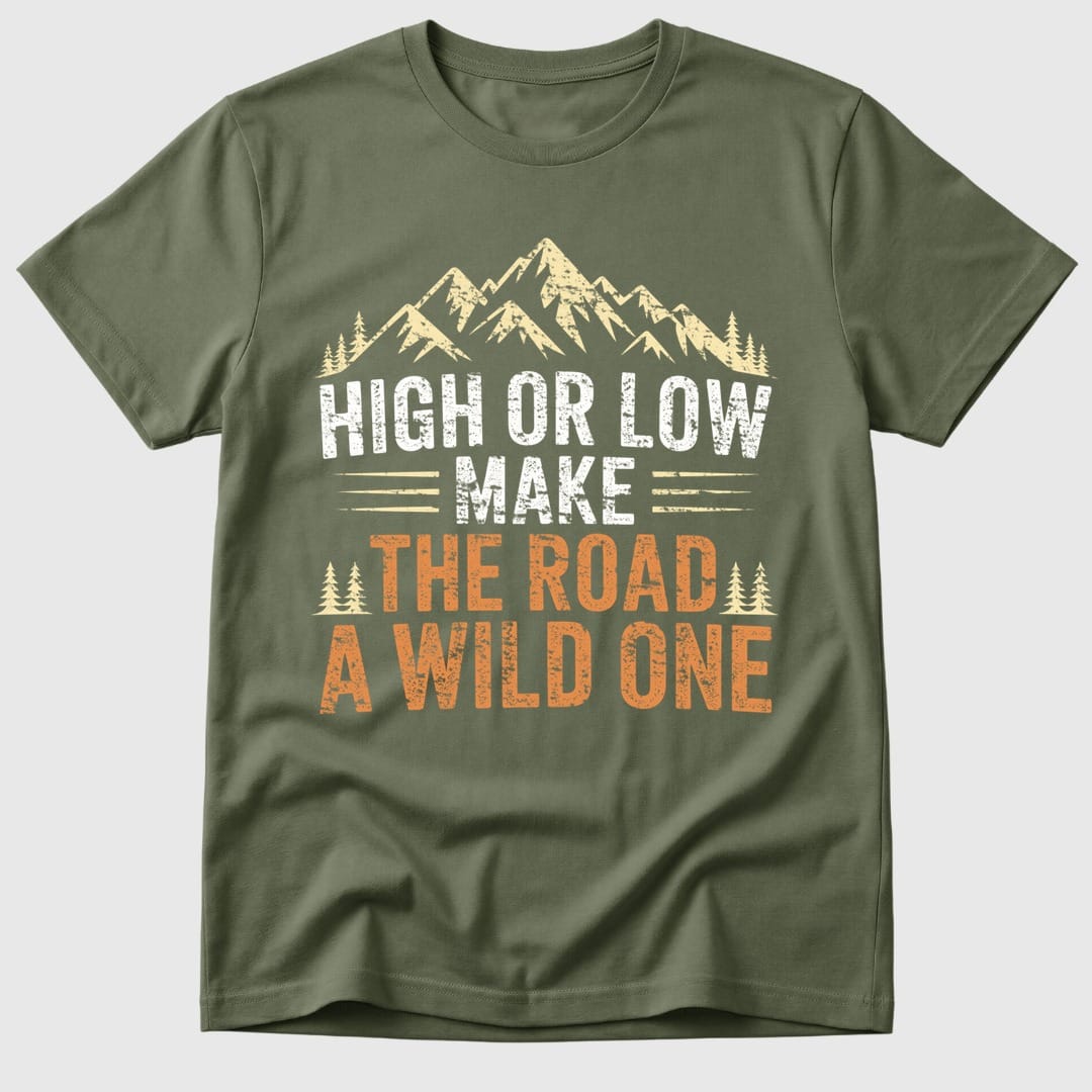 Military Green The Wild Road - Mosaic Rhino