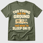Military Green Too Young Too Wise - Mosaic Rhino