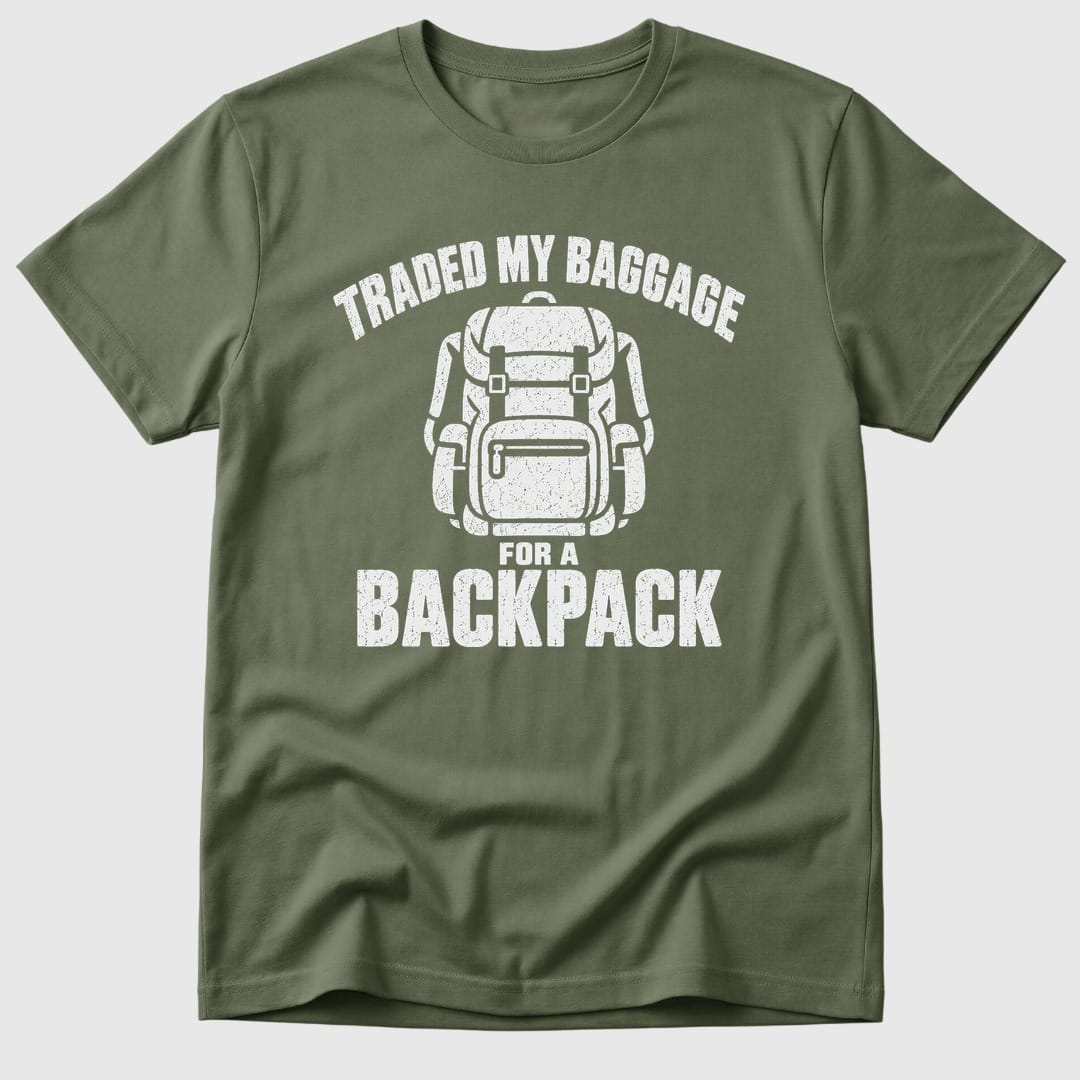Military Green Traded My Baggage - Mosaic Rhino