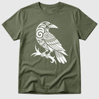 Military Green Tribal Crow - Mosaic Rhino
