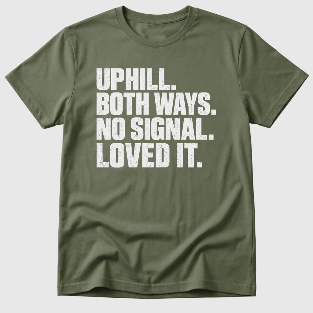Military Green Uphill Both Ways - Mosaic Rhino