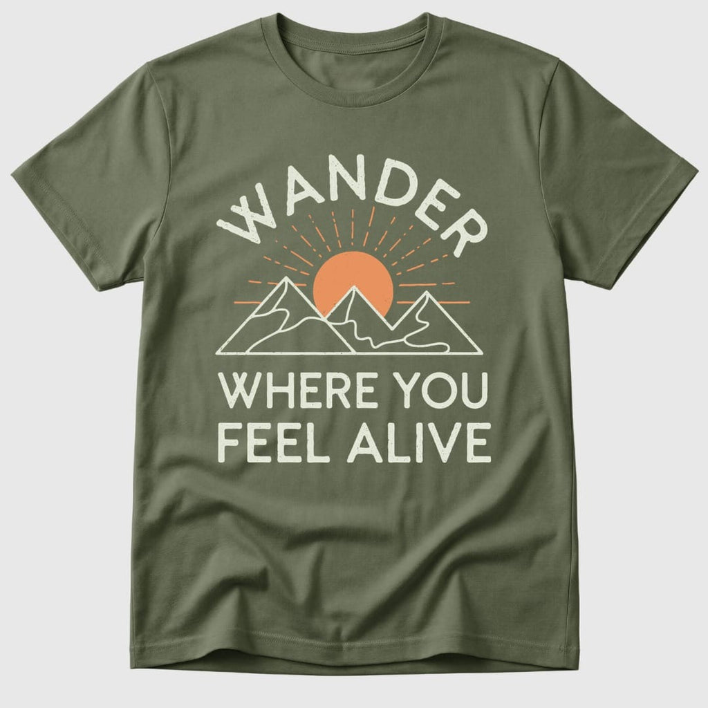 Military Green Wander Feel Alive - Mosaic Rhino