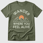 Military Green Wander Feel Alive - Mosaic Rhino