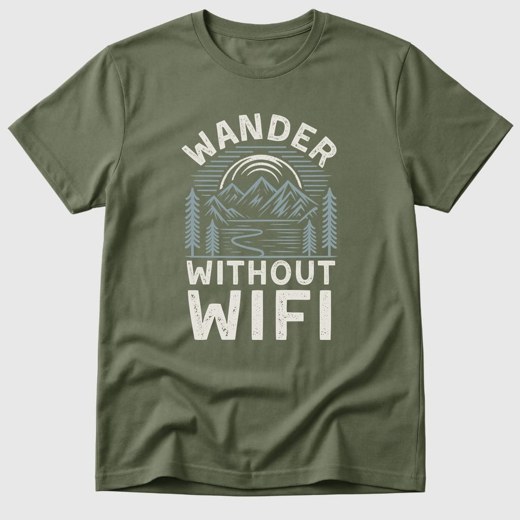 Military Green Wander Without WiFi - Mosaic Rhino